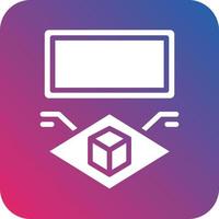 Augmented Reality Icon Vector Design