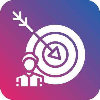 User Target Icon Vector Design