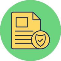 Approved Document Vector Icon