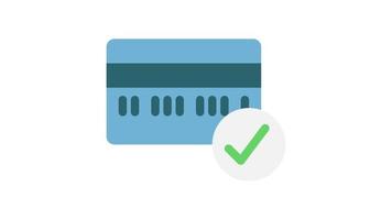 Payment, Online shopping concept animated icon video