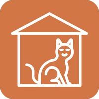 Pet House Icon Vector Design