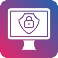 Cyber Security Icon Vector Design