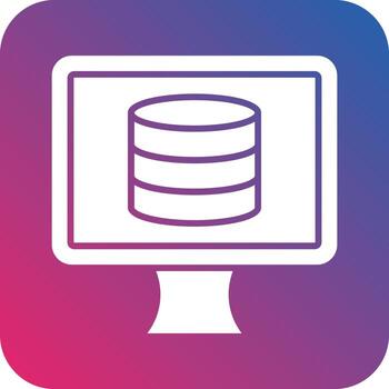 base de datos icono vector diseño