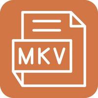 MKV Icon Vector Design