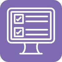 Online Survey Icon Vector Design