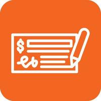 Cheque Book Icon Vector Design