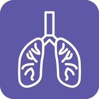 Lungs Icon Vector Design