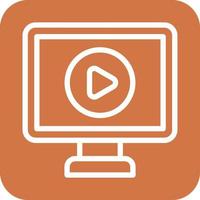 Video Tutorial Icon Vector Design