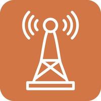 Signal Tower Icon Vector Design