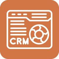 CRM Icon Vector Design