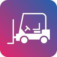 Forklift Icon Vector Design