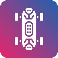 Skateboard Icon Vector Design