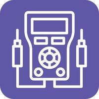 Voltmeter Icon Vector Design