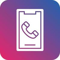 Mobile Call Icon Vector Design