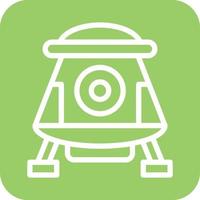 Space Capsule Icon Vector Design