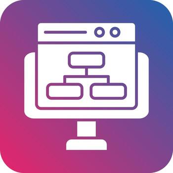 Website Structure Icon Vector Design