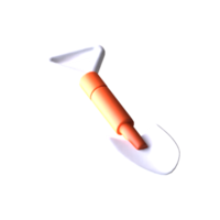 3d design shovel png