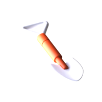 3d conception pelle png