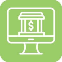 Online Banking Icon Vector Design