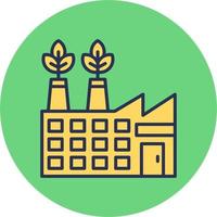 Eco Factory Vector Icon