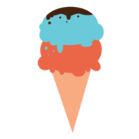 Ice cream isolated on transparent png