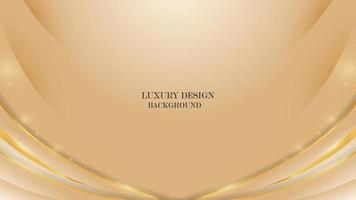 abstract luxury soft white background with shiny gold line. luxury elegant theme design vector