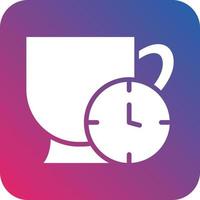 Tea Time Icon Vector Design