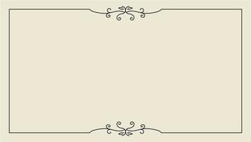 hand drawn outline background and frame vector