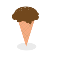 Ice cream isolated on transparent png