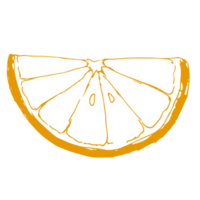 Oranges slices, piece of orange png