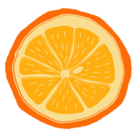 apelsiner skivor, bit av orange png