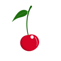 Red Cherry a juicy fruit isolated png