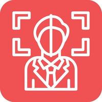 Face Scan Icon Vector Design