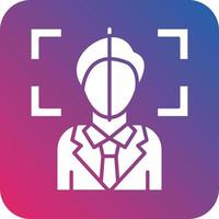 Face Scan Icon Vector Design