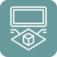 Augmented Reality Icon Vector Design