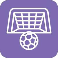 Football Goal Icon Vector Design