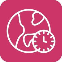 Time Zone Icon Vector Design