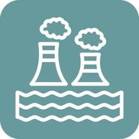 Geothermal Energy Icon Vector Design