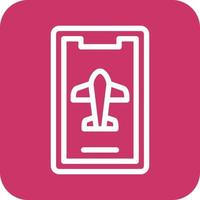 Mobile Airplane Mode Icon Vector Design