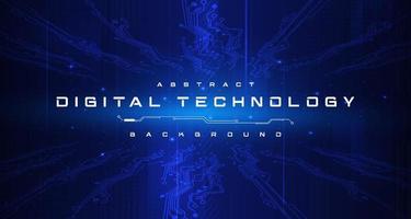 Digital technology banner blue green background concept, cyber technology light effect, abstract tech, innovation future data, internet network, Ai big data, lines dots connection, illustration vector