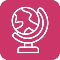 Globe Stand Icon Vector Design