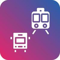 Public Transport Icon Vector Design