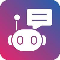 Chat Bot Icon Vector Design