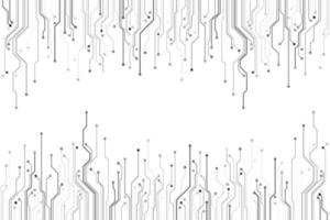 Circuit board structure. Hardware communication concept. Science and technology design. Vector illustration