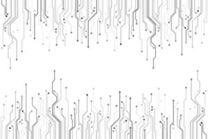 Circuit board structure. Hardware communication concept. Science and technology design. Vector illustration