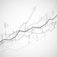 Financial graph chart. Business data analytics. Graph chart of stock market investment trading. Abstract analisys and statistic diagram. vector illustration