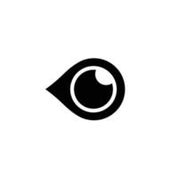 eye logo camera fashion graohic beautiful vector
