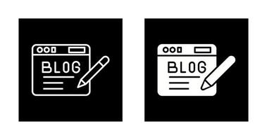 Blog Vector Icon