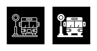 Bus Stop Vector Icon