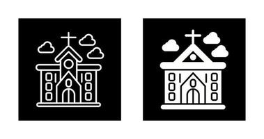 icono de vector de iglesia